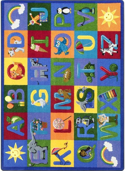 Joy Carpets Kid Essentials Learning Letter Sounds Multi